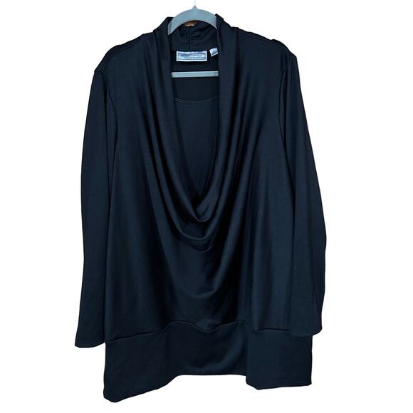 Simonton Says designed by George Simonton Women's Plus Black Tunic Size 3X - Picture 1 of 4